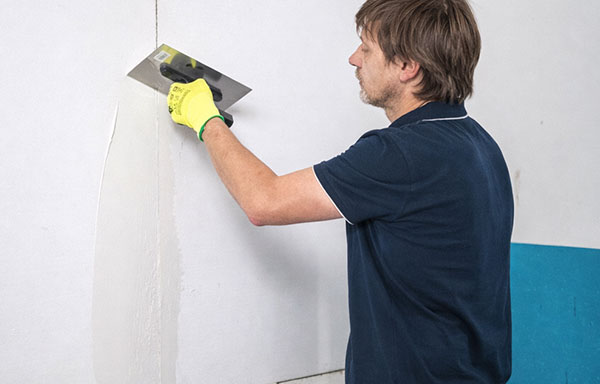 Kalziumsilikatplatten-verputzen